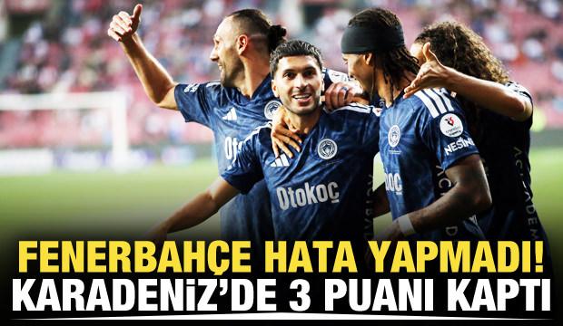 Samsun'da Oğuz Aydın'ın gecesi! Fenerbah&ccedil;e 3 puanı kaptı