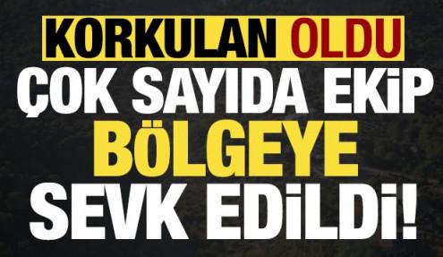 Son dakika: Bölgede korkulan oldu! Çok sayıda ekip sevk edildi, kanyon kapatıldı...