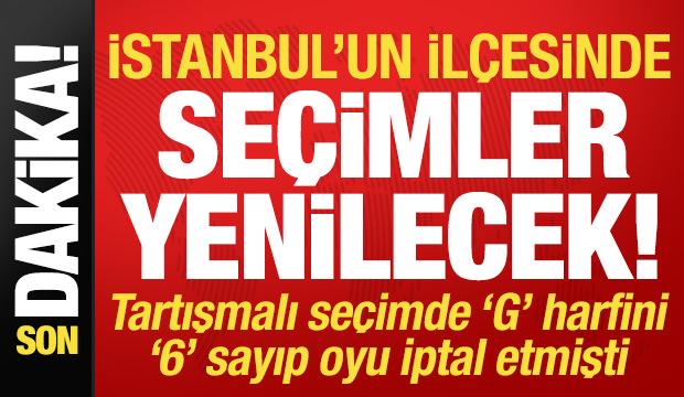 Son dakika: İstanbul'un ilçesinde Başkan vekili seçiminin yenilenmesine karar verildi!