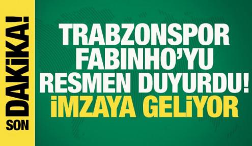 Son dakika: Trabzonspor, Brezilyalı yıldız Fabinho'yu duyurdu: İmzaya geliyor