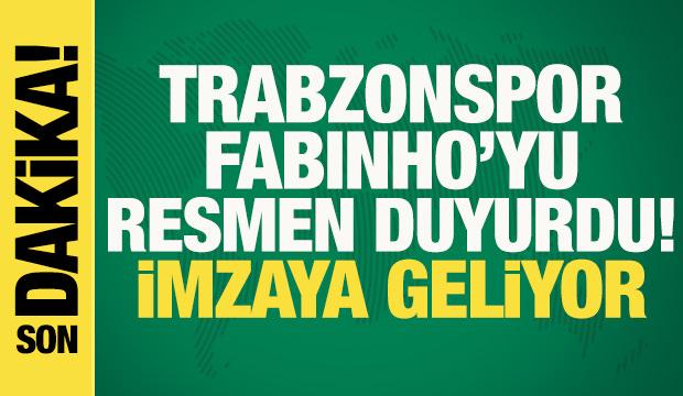 Son dakika: Trabzonspor, Brezilyalı yıldız Fabinho'yu duyurdu: İmzaya geliyor