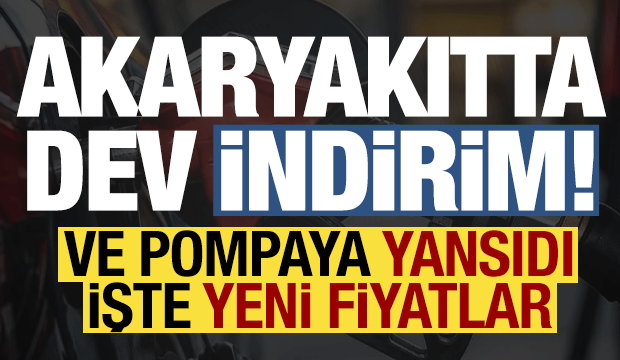 Son dakika... Ve pompaya yansıdı: Motorine dev indirim geldi! İşte yeni rakamlar...