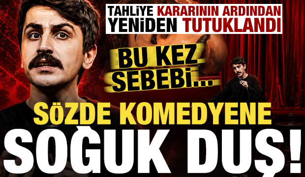 Sözde komedyen Deniz Göktaş'a soğuk duş! Tahliye olur olmaz yeniden tutuklandı...