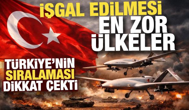 Türkiye’nin sıralaması dikkat çekti! İşgal edilmesi en zor olan ülkeler belli oldu