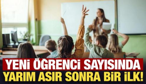 Yarım asır sonra bir ilk! Yeni öğrenci sayısında kritik eşik