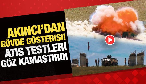 AKINCI'dan g&ouml;vde g&ouml;sterisi: Atış testlerini başarıyla tamamladı!