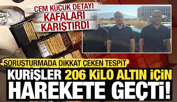 Alihan Kuriş soruşturmasında 206 kilo altın hamlesi! Cem Küçük'ün avukatıyla anlaşmışlar