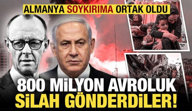 Almanya'dan onay çıktı: İsrail'e 800 milyon avroluk silah gönderdiler!