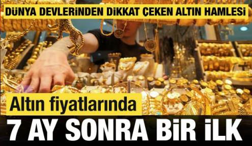 Altın fiyatlarında 7 ayın zirvesi! Ağustosta yüzde 10 yükseldi