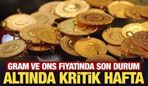 Altında kritik hafta: Gram ve ons fiyatında son durum