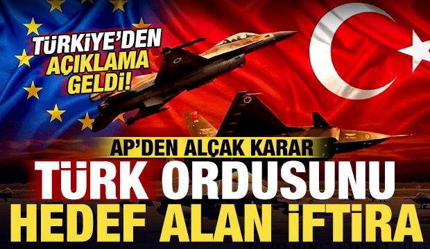AP'den al&ccedil;ak karar! T&uuml;rk ordusunu hedef aldılar: T&uuml;rkiye'den son dakika a&ccedil;ıklaması
