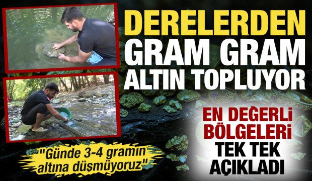 Derelerden gram gram altın topluyor: En değerli b&ouml;lgeleri tek tek a&ccedil;ıkladı 