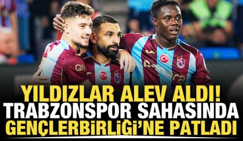 Fırtına Gençlerbirliği'ne patladı! Gol yağdırdılar