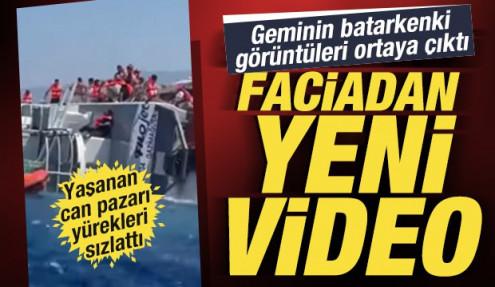 Girne’deki faciadan yeni görüntü: Geminin battığı anlardaki can pazarı ortaya çıktı