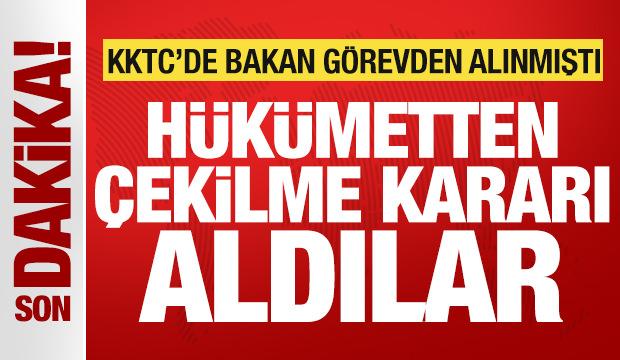 Görevden alınan bakandan bomba hamle: Hükümetten çekilme kararı aldılar!