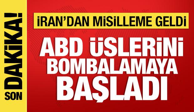 İran, ABD üslerini bombalamaya başladı