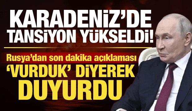 Karadeniz’de tansiyon yükseldi! Rusya askeri yük taşıyan gemiyi vurdu