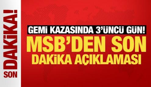 Marmara'da batan Tuğberk İmamoğlu isimli geminin yeri belirlendi