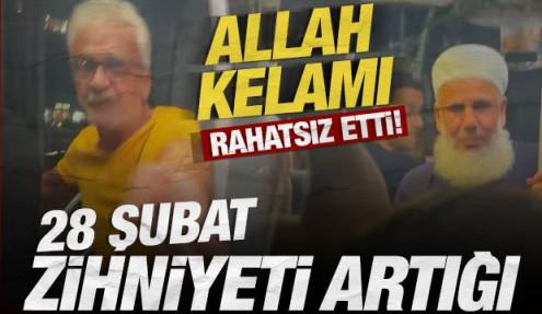 Metrobüste ölümü tebliğ eden vatandaşa tepki: Allah'ın kelamından rahatsız oldu