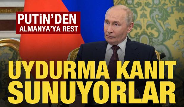 Putin'den Almanya'ya yanıt: Kanıtlar nerede?