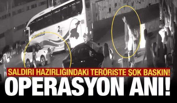 Saldırı hazırlığındaki ter&ouml;riste şok baskın! İşte operasyon anı