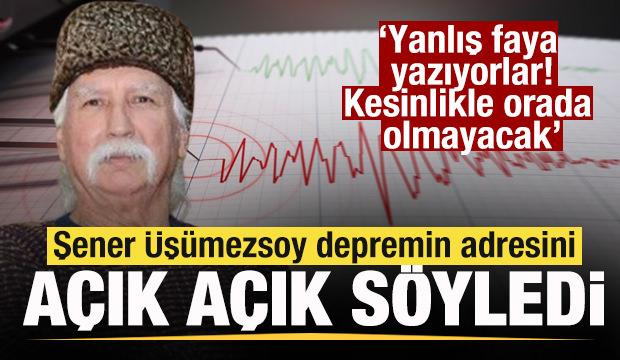 Şener Üşümezsoy depremin adresini ilan etti: Yanlış faya yazıyorlar! 