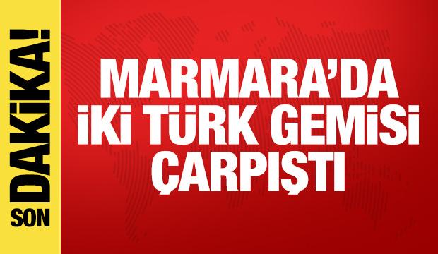 Silivri açıklarında iki gemi çarpıştı