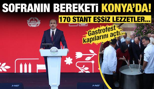 Sofranın bereketi Konya&rsquo;da buluştu: 170 stant eşsiz lezzetler: Gastrofest kapılarını a&ccedil;tı