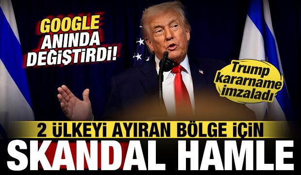 Trump kararname imzaladı! 2 ülkeyi ayıran bölge için skandal hamle! Anında değiştirdiler
