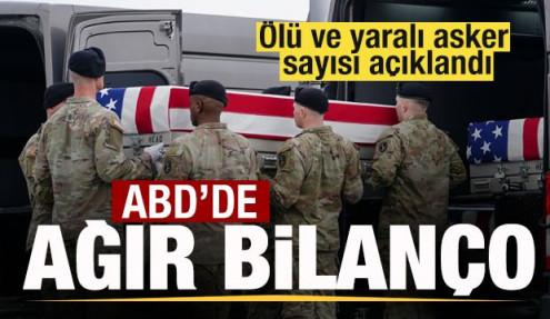 ABD'de ağır bilanço! Savaşta ölen ve yaralanan asker sayısı açıklandı