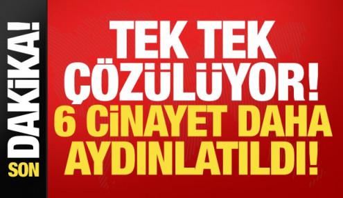 Adalet Bakanı Gürlek duyurdu: 6 faili meçhul cinayet daha aydınlatıldı