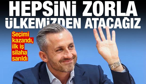 AfD: Göçmenleri silah zoruyla sınır dışı edeceğiz