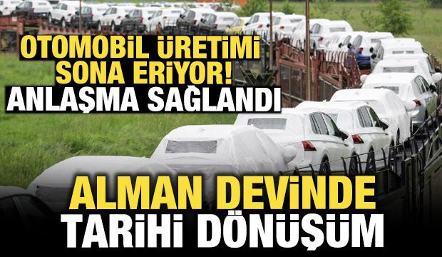 Alman devi Volkswagen'de tarihi d&ouml;n&uuml;ş&uuml;m