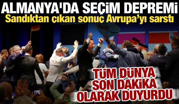 Almanya'da tarihi gece! D&uuml;nya bu se&ccedil;im konuşuyor: Rekor oyla AfD kazandı