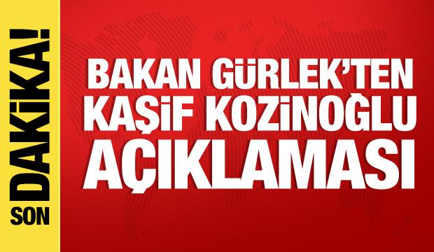 Bakan Gürlek'ten Kaşif Kozinoğlu soruşturmasıyla ilgili açıklama