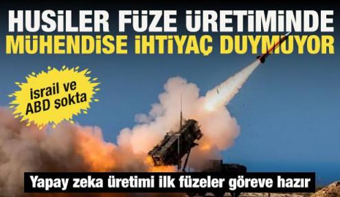 Husilerin balistik füze üretiminde yapay zeka kullandığı iddiaları: Füze düştü