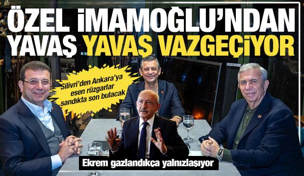 İmamoğlu ve Özel arasındaki soğuk rüzgarlar Mansur Yavaş’a doğru esiyor
