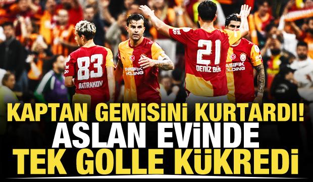 Kaptan gemisini kurtardı! Aslan tek golle kükredi