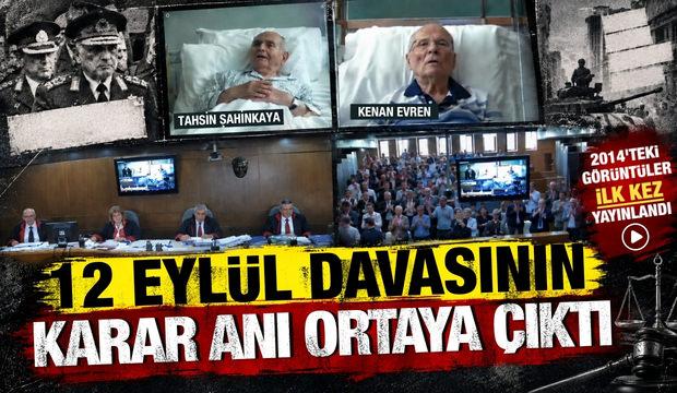Kenan Evren ve Tahsin Şahinkaya&rsquo;nın h&uuml;k&uuml;m giydiği anlar ilk kez ortaya &ccedil;ıktı