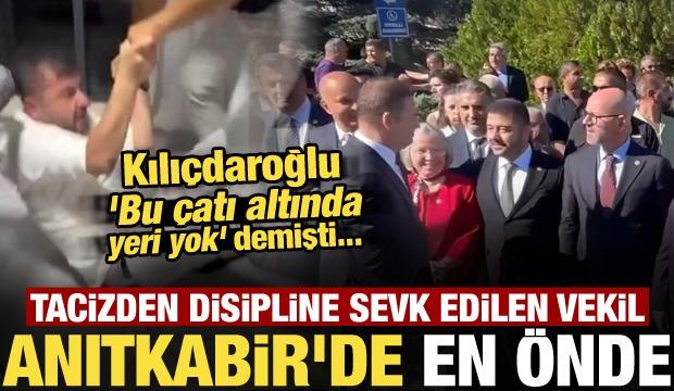Kılıçdaroğlu “Bu çatı altında yeri yok” demişti! Yazgan Anıtkabir’de en önde