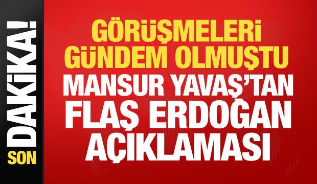 Mansur Yavaş’tan dikkat çeken Erdoğan açıklaması
