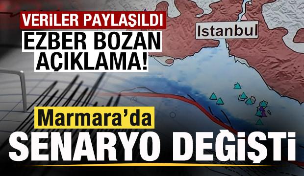 Marmara'da senaryo değişti! Veriler paylaşıldı! Ezber bozan deprem açıklaması