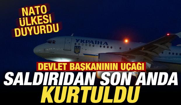 NATO ülkesi son dakika duyurdu: Zelenski'nin uçağı saldırıdan son anda kurtuldu