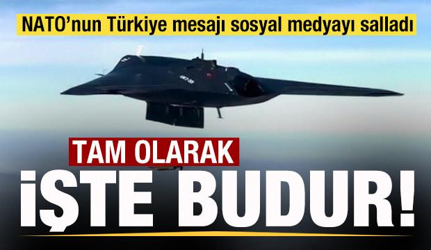NATO'nun Türkiye paylaşımı sosyal medyayı salladı! ANKA III Tam olarak işte budur
