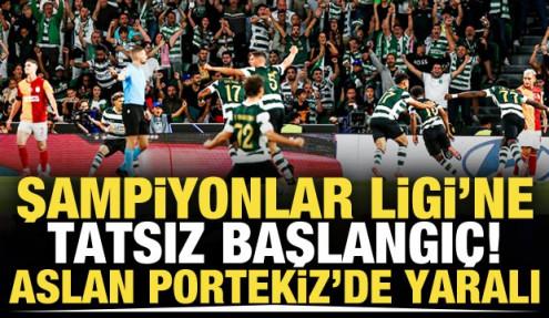 Şampiyonlar Ligi'ne tatsız başlangıç! Aslan Portekiz'de yaralı