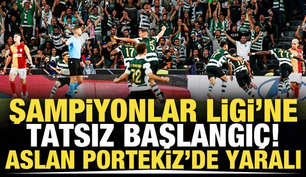 Şampiyonlar Ligi'ne tatsız başlangıç! Aslan Portekiz'de yaralı