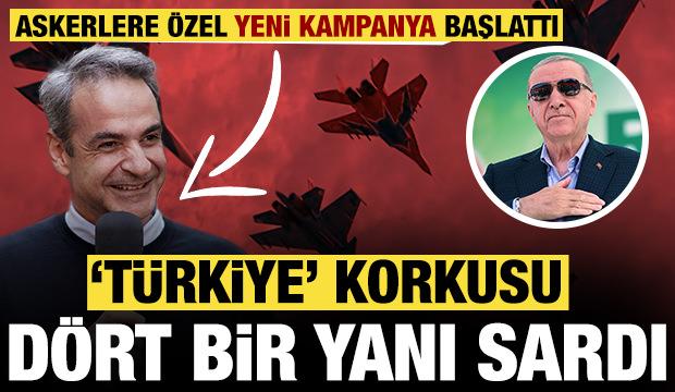 Türkiye korkusu dört bir yanı sardı: Miçotakis hükümetinden Yunan askerine özel kampanya
