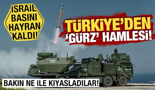 Türkiye'den 'Gürz' hamlesi! İsrail basını hayran kaldı, bakın ne ile kıyasladı