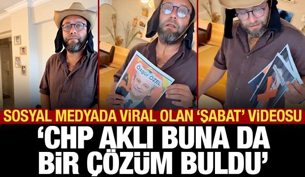 Viral olan 'Şabat CHP'si' videosu: CHP aklı buna da çözüm buldu