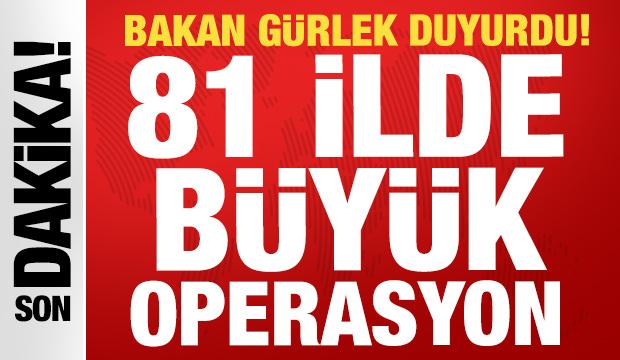 81 ilde 'Sokaklar Güvende' operasyonu: 2 bin 447 kişi hakkında adli işlem